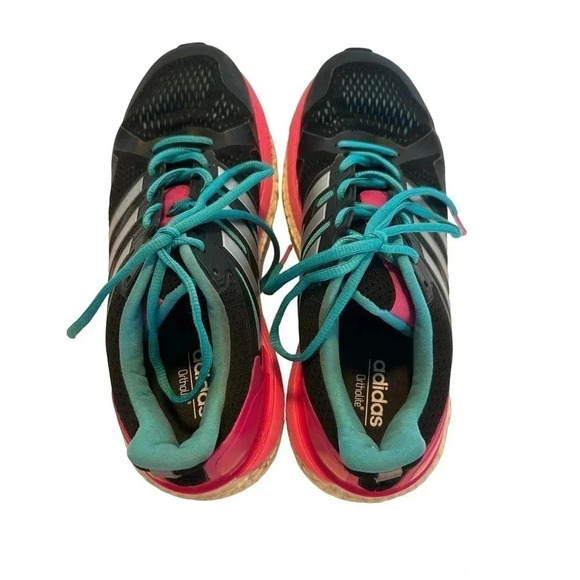 Adidas Supernova Boost ST black pink teal women's 8.5‎ sneakers - Picture 5 of 7